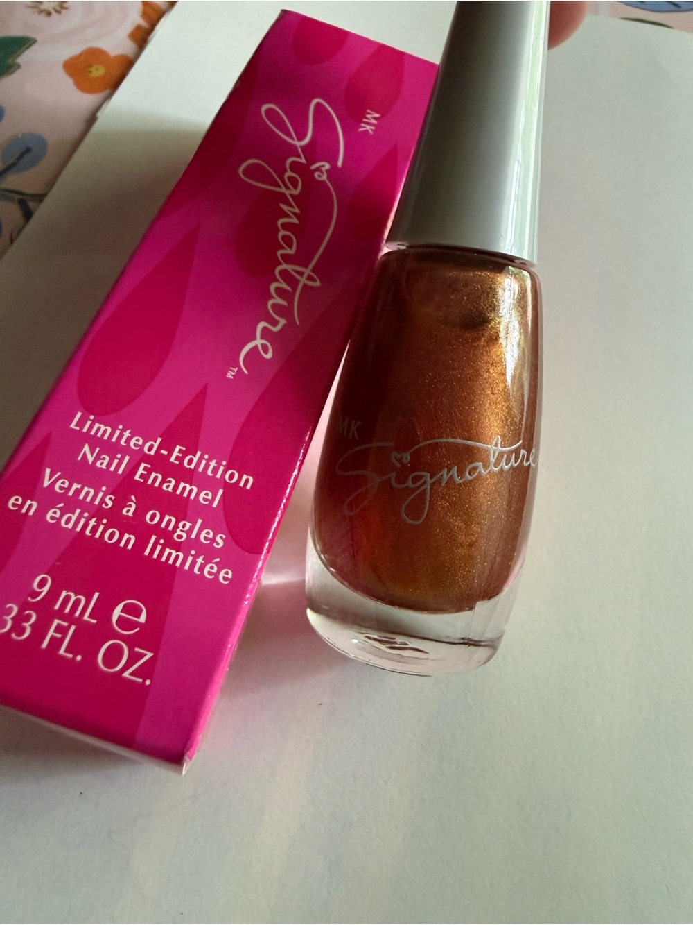 Mary Kay Signature Limited Edition Nail Enamel Rosy Sands NOS Vintage